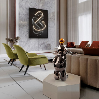 SCHULLER CONEJO Figura Gris Plomo-Naranja