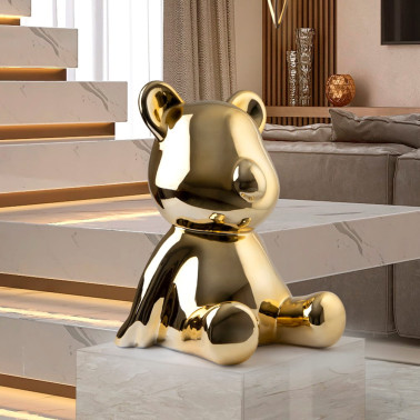 SCHULLER OSITO Figura Dorada 40x50