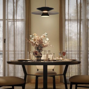 MANTRA ESTRELLA 500 Colgante Negro 12W