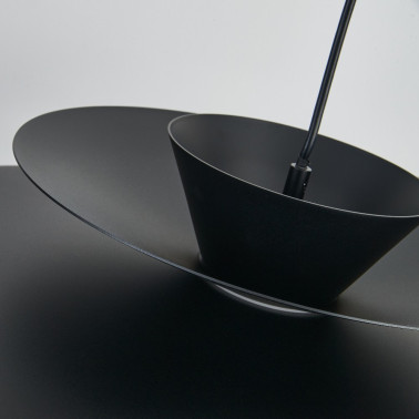 MANTRA ESTRELLA 500 Colgante Negro 12W