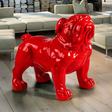 SCHULLER BULLDOG Figura Grande Rojo 110x94
