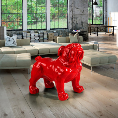 SCHULLER BULLDOG Figura Grande Rojo 110x94