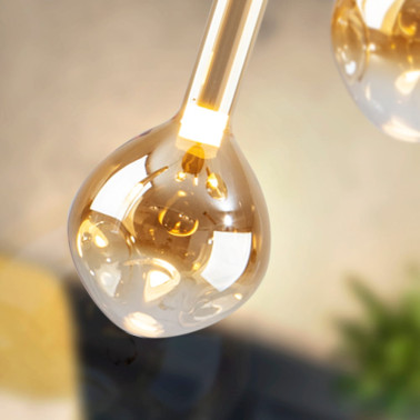 SCHULLER ESSENZA Colgante 1L Negro-Ámbar