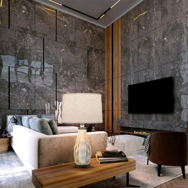 SCHULLER TESSA Sobremesa de Cerámica Blanco