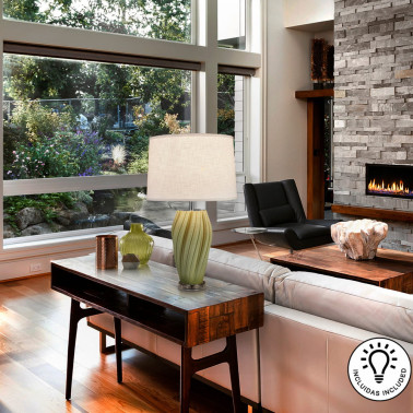 SCHULLER SALOME Sobremesa de Cerámica Verde