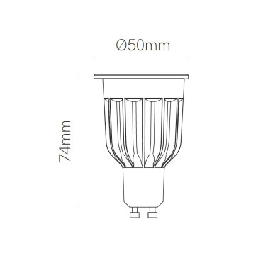 BENEITO FAURE POWER DIMMABLE GU10 Bombilla LED