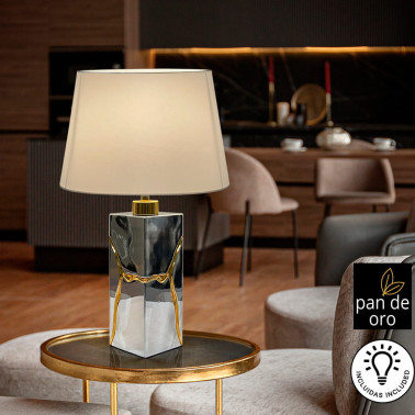 SCHULLER OCEAN Sobremesa 1L Cromo-Pan Oro