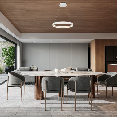 MANTRA FLATS 587 Colgante Blanco 42W