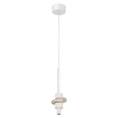 MANTRA BETTY Colgante Blanco Alabastro 7W