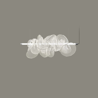 LZF THE CLOUD Colgante Lineal de Tela-Acrílico