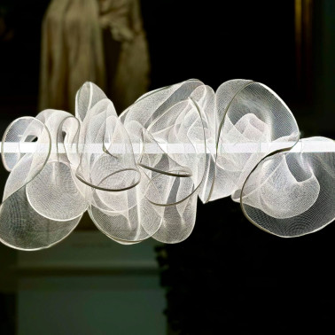 LZF THE CLOUD Colgante Lineal de Tela-Acrílico