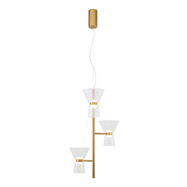 MANTRA NEW YORK Led Colgante Oro 3L