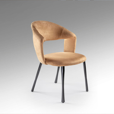 SCHULLER WILLY Silla Camel-Negro