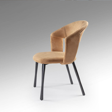 SCHULLER WILLY Silla Camel-Negro