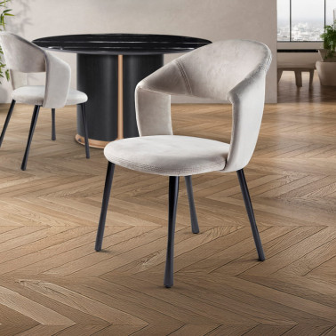 SCHULLER WILLY Silla Piedra-Negro