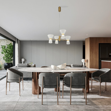 MANTRA NEW YORK Led Colgante Oro 4L