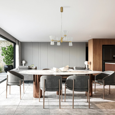 MANTRA NEW YORK Led Colgante Oro 4L