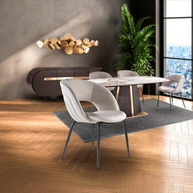 SCHULLER NIM Silla Piedra-Negro