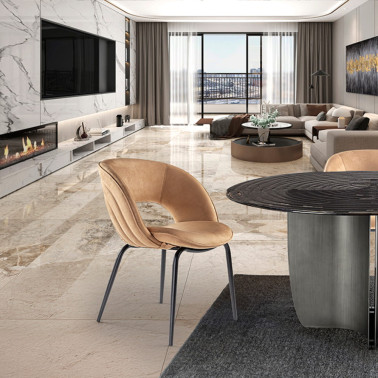 SCHULLER NIM Silla Camel-Negro