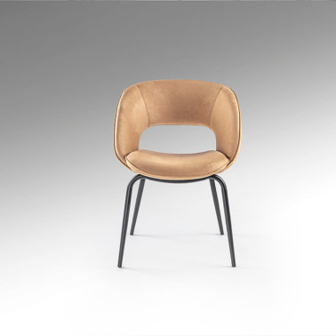 SCHULLER NIM Silla Camel-Negro