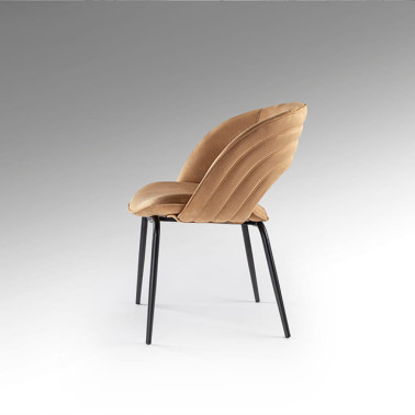 SCHULLER NIM Silla Camel-Negro