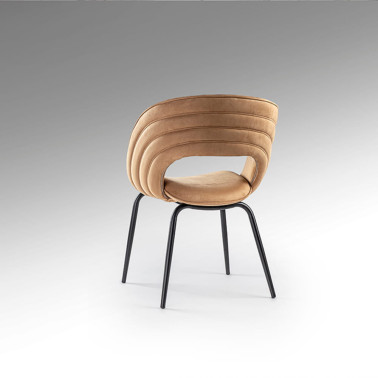 SCHULLER NIM Silla Camel-Negro