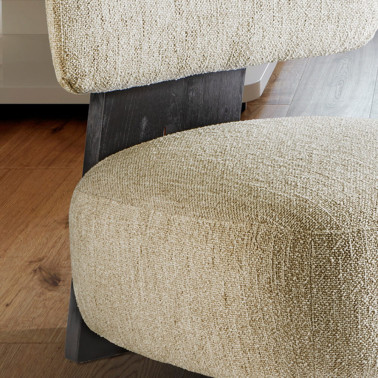 SCHULLER TOPAZ Butaca Negro-Crudo Jaspeado