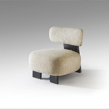 SCHULLER TOPAZ Butaca Negro-Crudo Jaspeado