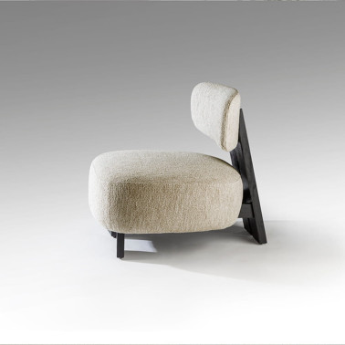 SCHULLER TOPAZ Butaca Negro-Crudo Jaspeado