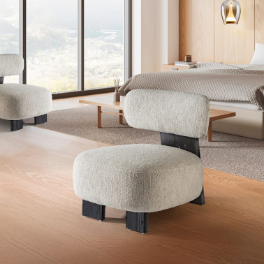 SCHULLER TOPAZ Butaca Negro-Crudo