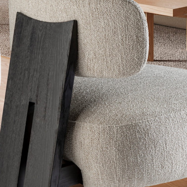 SCHULLER TOPAZ Butaca Negro-Crudo