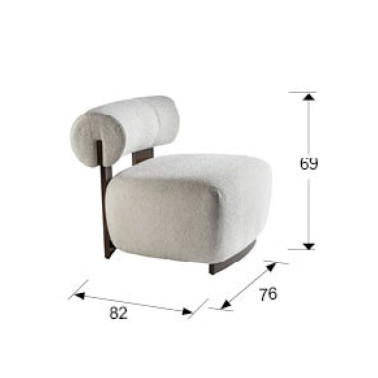 SCHULLER NAOMI Butaca Nogal-Crudo