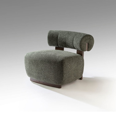 SCHULLER NAOMI Butaca Nogal-Verde Jaspeado