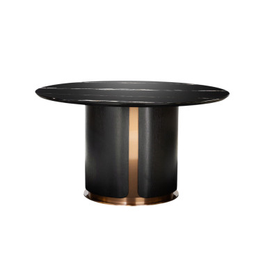 SCHULLER ZOLO Mesa de Comedor Roble Oscuro
