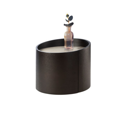 SCHULLER IZA Mesita de Noche Negro