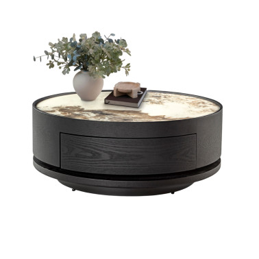 SCHULLER IZA Mesa de Centro Negro-Porcelánico