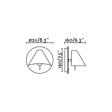 FARO NOON Aplique Lector Gris Musgo E27