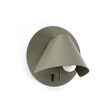 FARO NOON Aplique Lector Gris Musgo E27