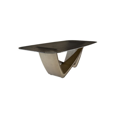 SCHULLER GENESIS Mesa de Comedor Bronce 240 cm
