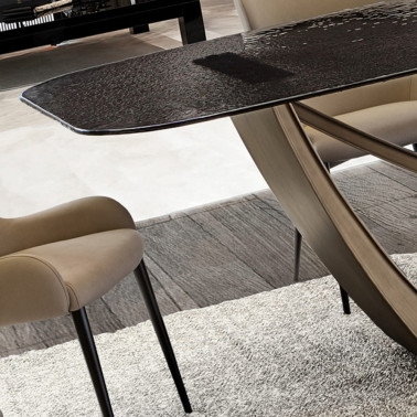 SCHULLER GENESIS Mesa de Comedor Bronce 240 cm