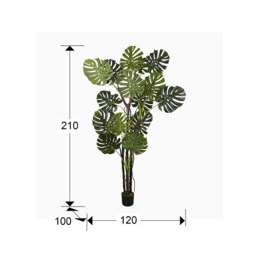 SCHULLER MONSTERA Planta Artificial H210