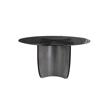 SCHULLER NIGHT Mesa de Comedor Gris Plomo Ø150