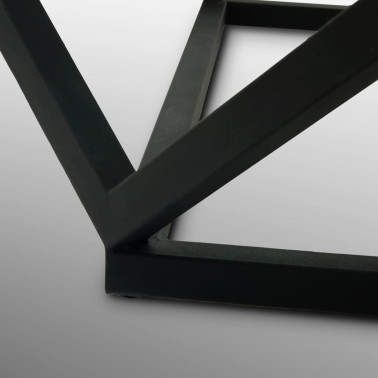 SCHULLER LUMA Mesa de Centro Negro-Simil Mármol