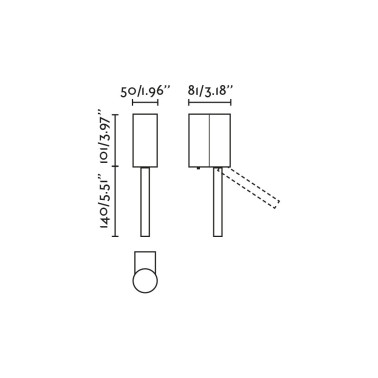 FARO DANTE Aplique Lector Oro Satinado 3W 2700K