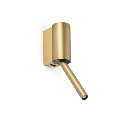 FARO DANTE Aplique Lector Oro Satinado 3W 2700K