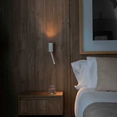 FARO DANTE Aplique con Lector Blanco 5W+3W 2700K