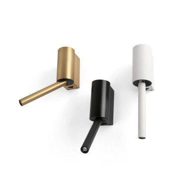 FARO DANTE Aplique con Lector Oro Satinado 5W+3W 2700K