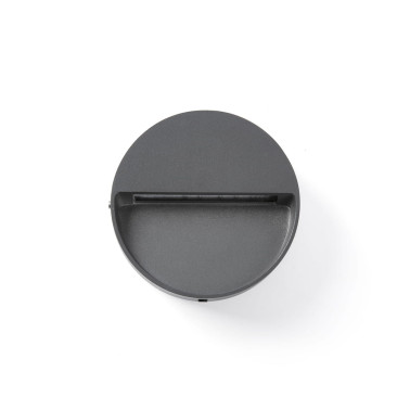 FARO DUNE R Aplique Redondo Gris Oscuro 3W 4CCT