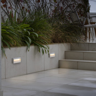 FARO DUNE RCT Aplique Rectangular Blanco 6W 4CCT