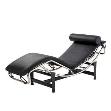 SCHULLER LECO Diván Piel Negra